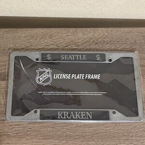 NHL Seattle Kraken License Plate Frame